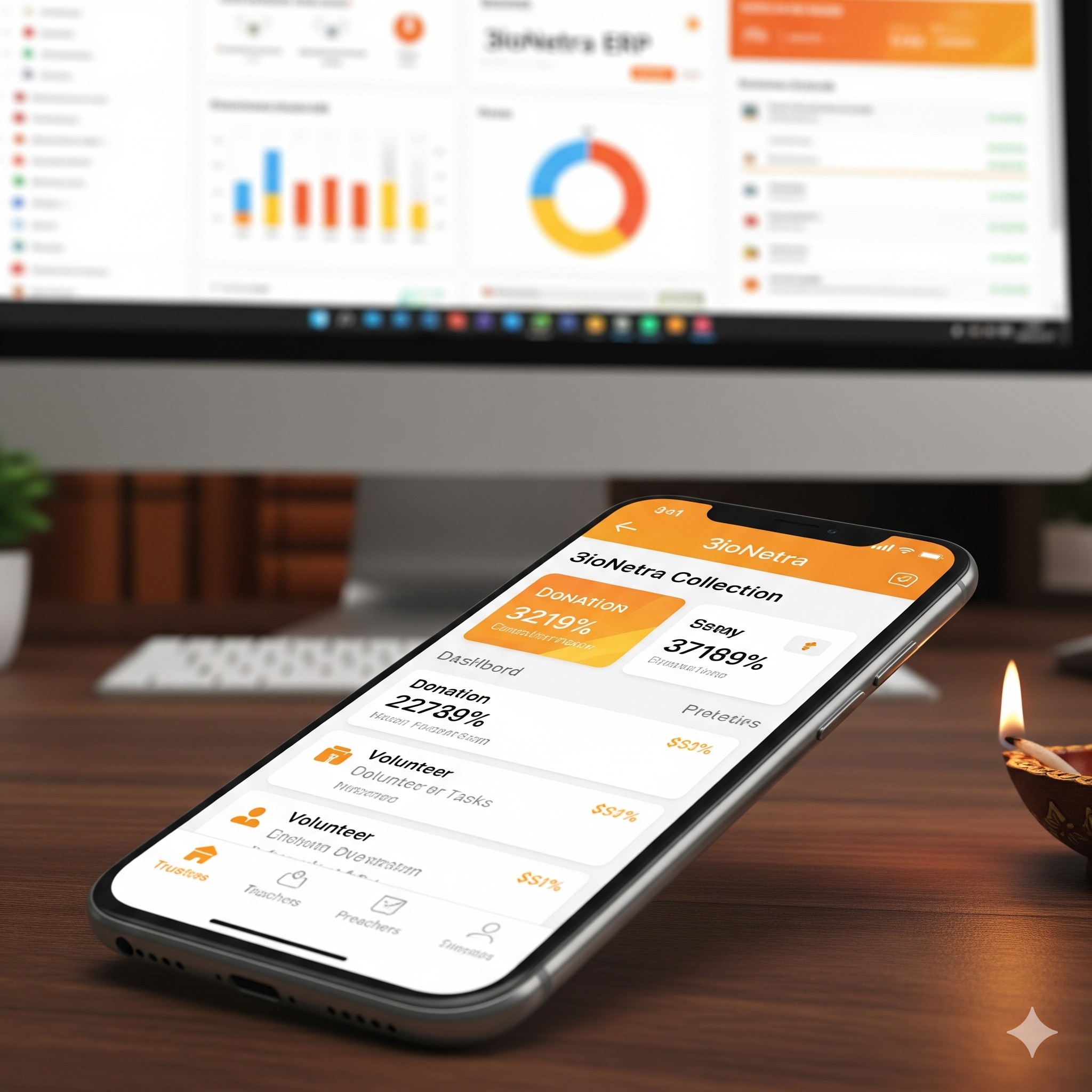 Devotee App Mockup